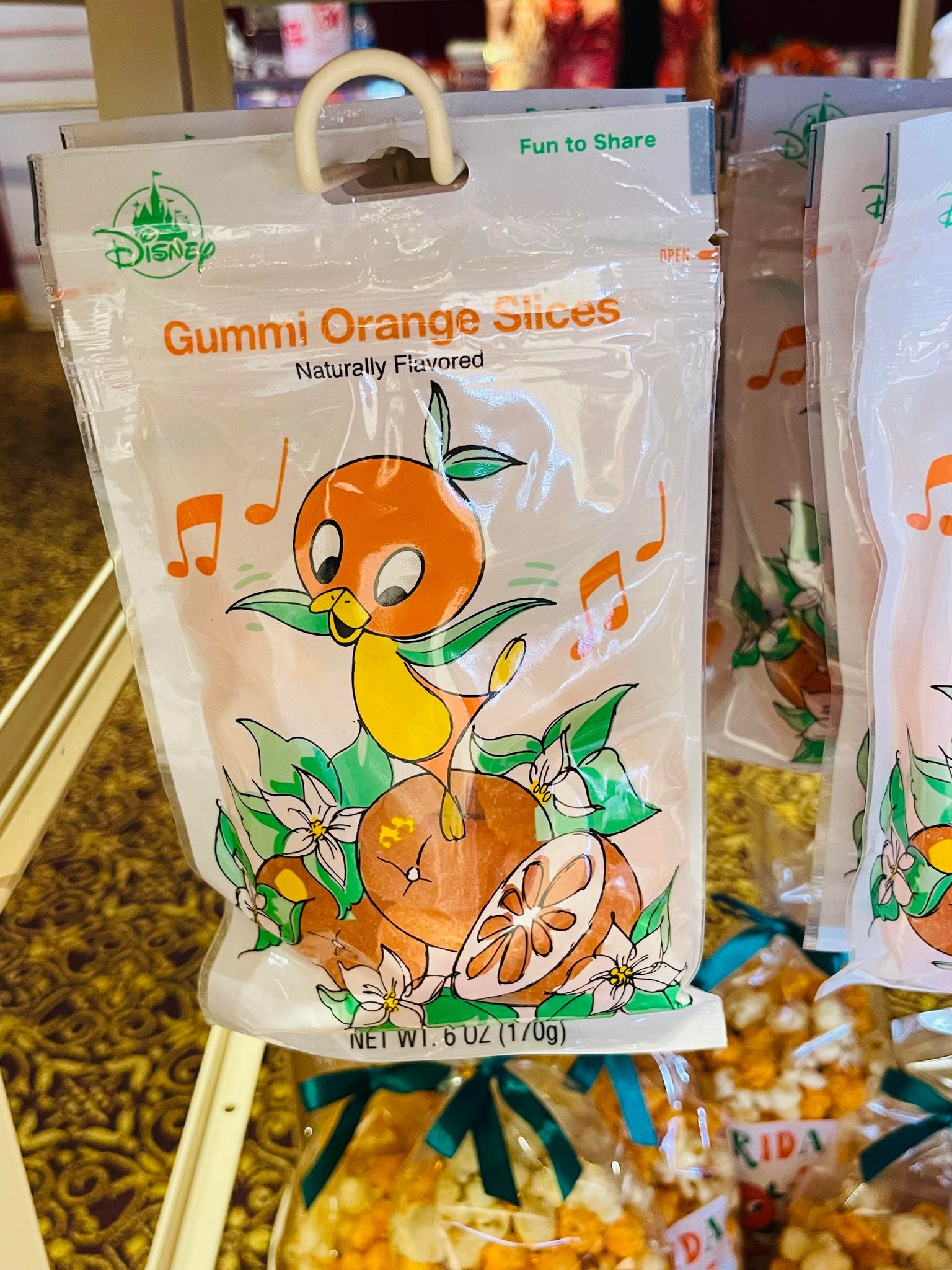 Orange Bird candy