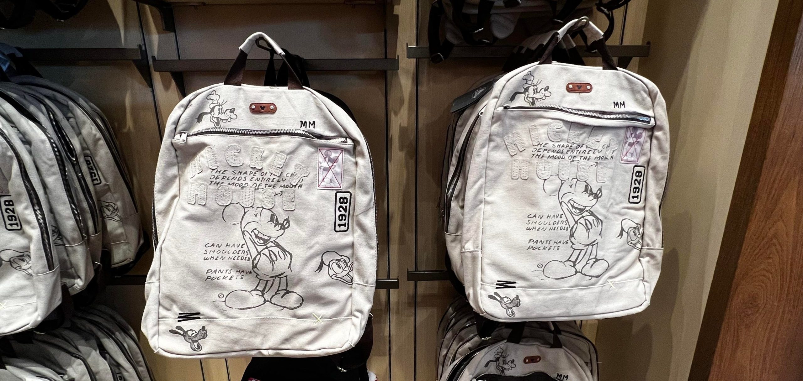 New Canvas Mickey Backpack Arrives at WOD - MickeyBlog.com