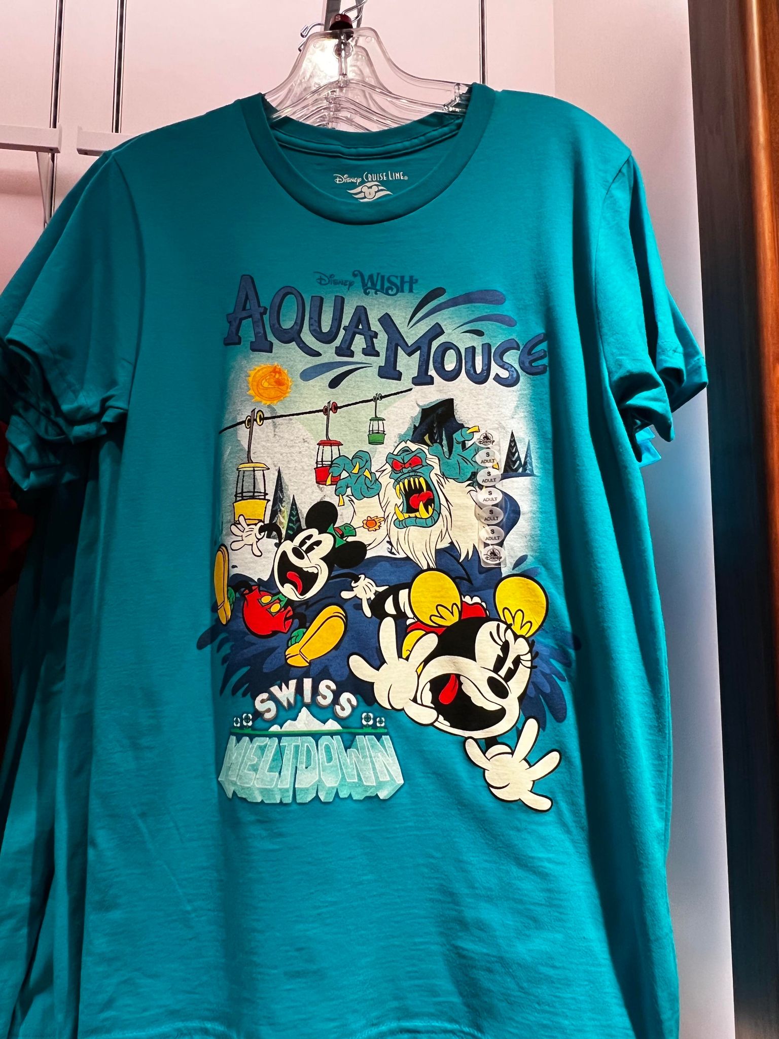 Disney Wish AquaMouse t-shirt