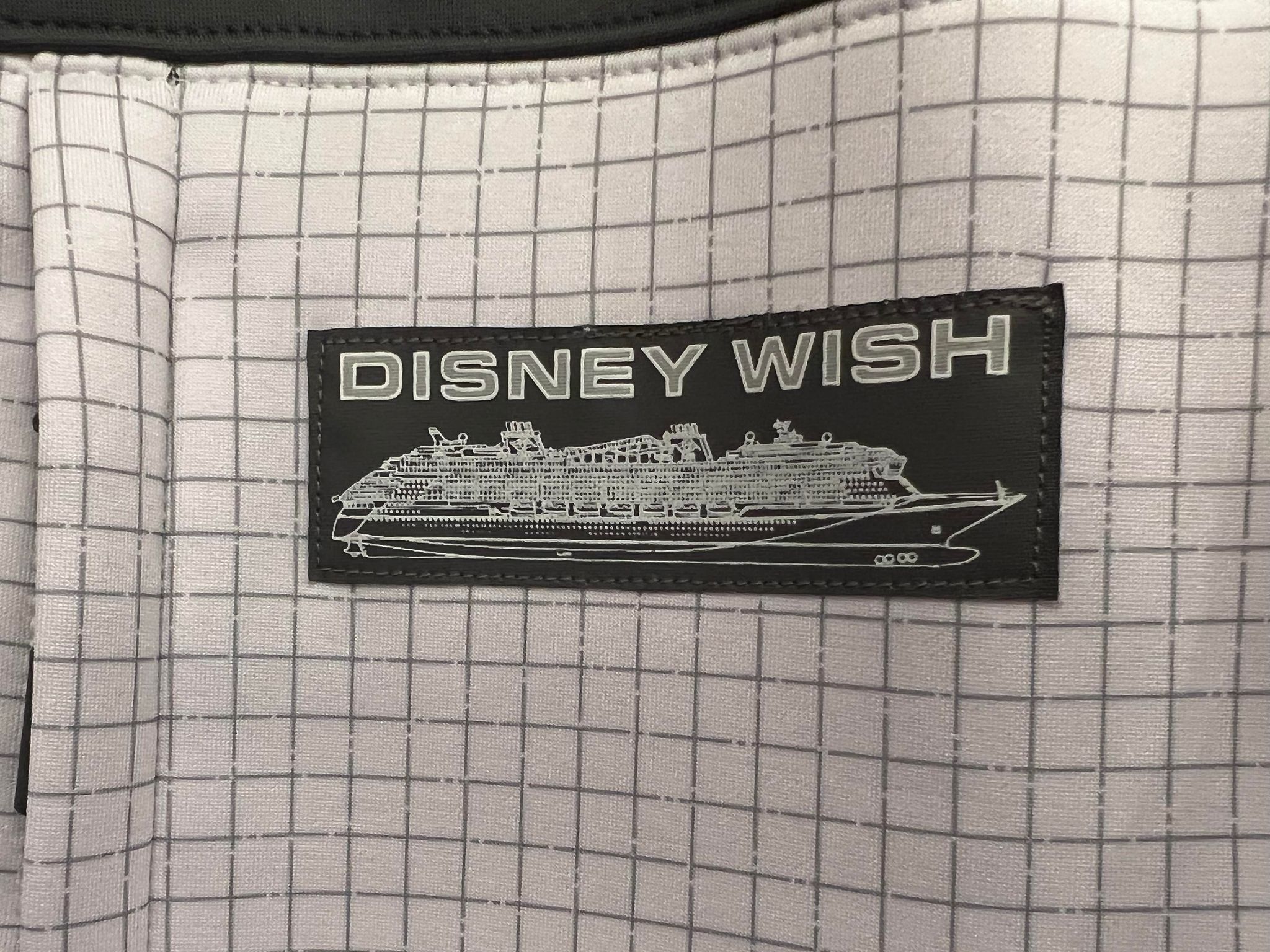 Wish blueprint logo on jacket
