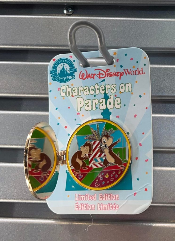 characters on parade pins chip and dale