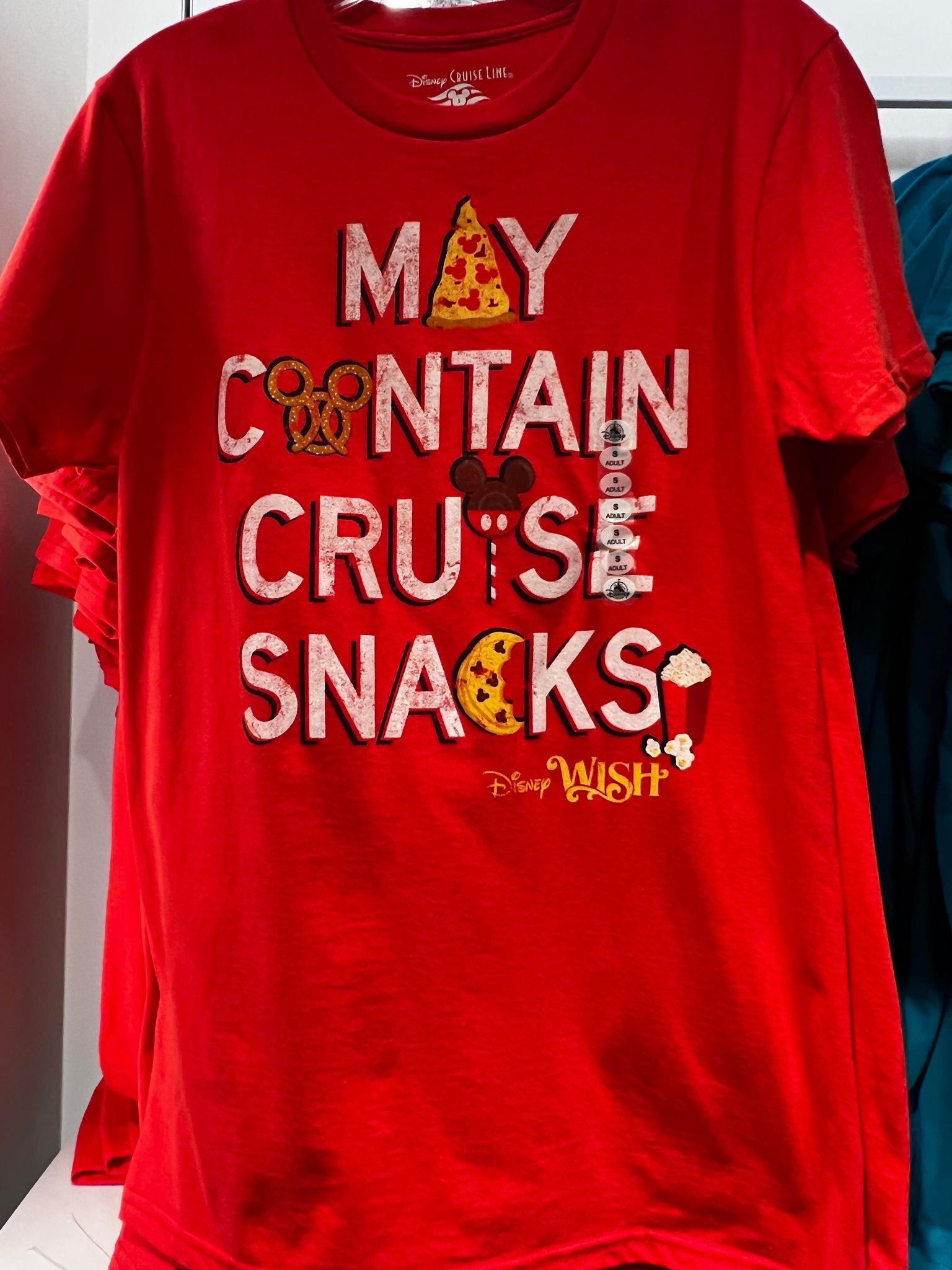Disney Wish snacks t-shirt