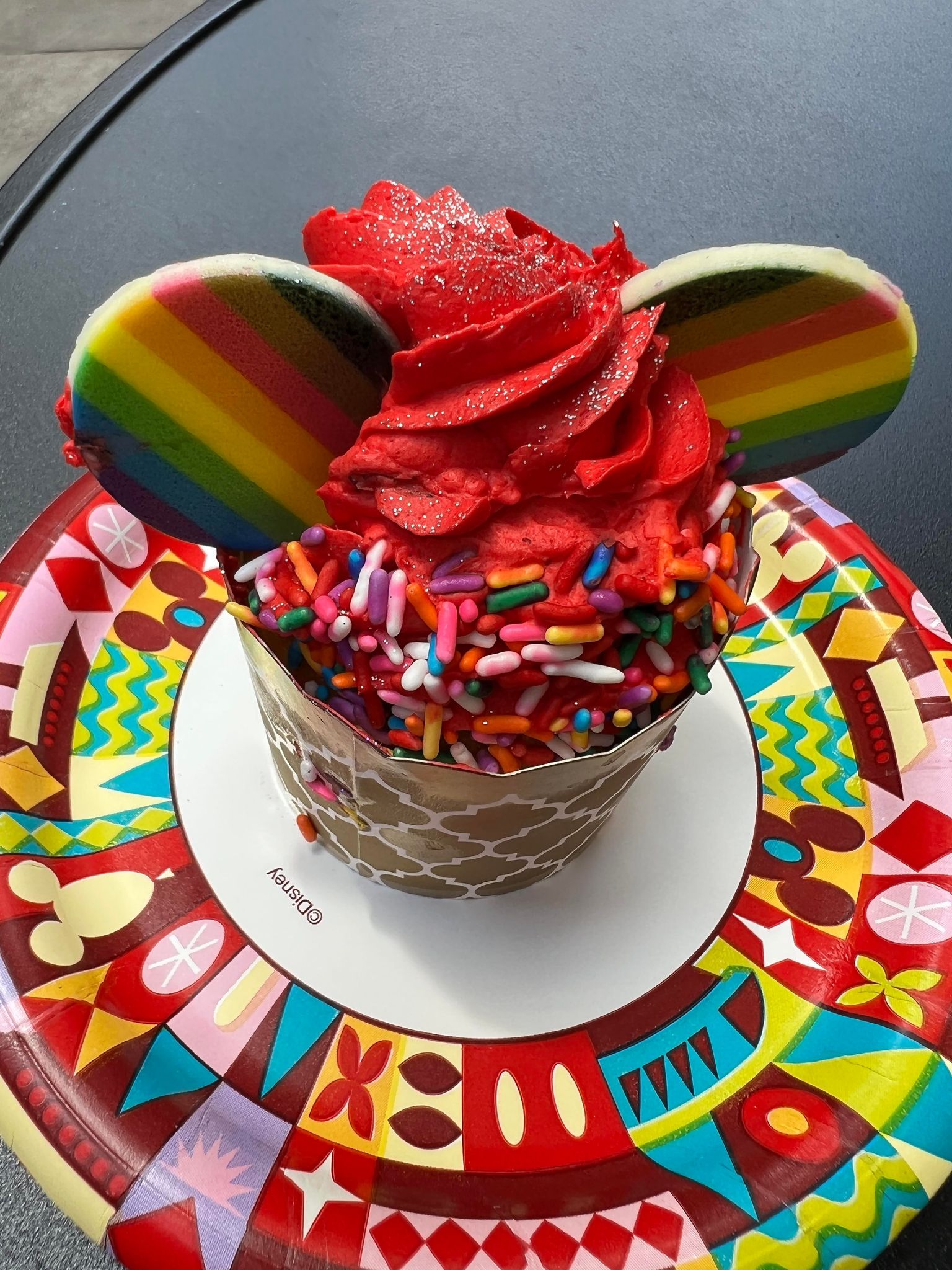 pride cupcake