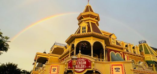 Magic Kingdom Plaza rainbow July 2022