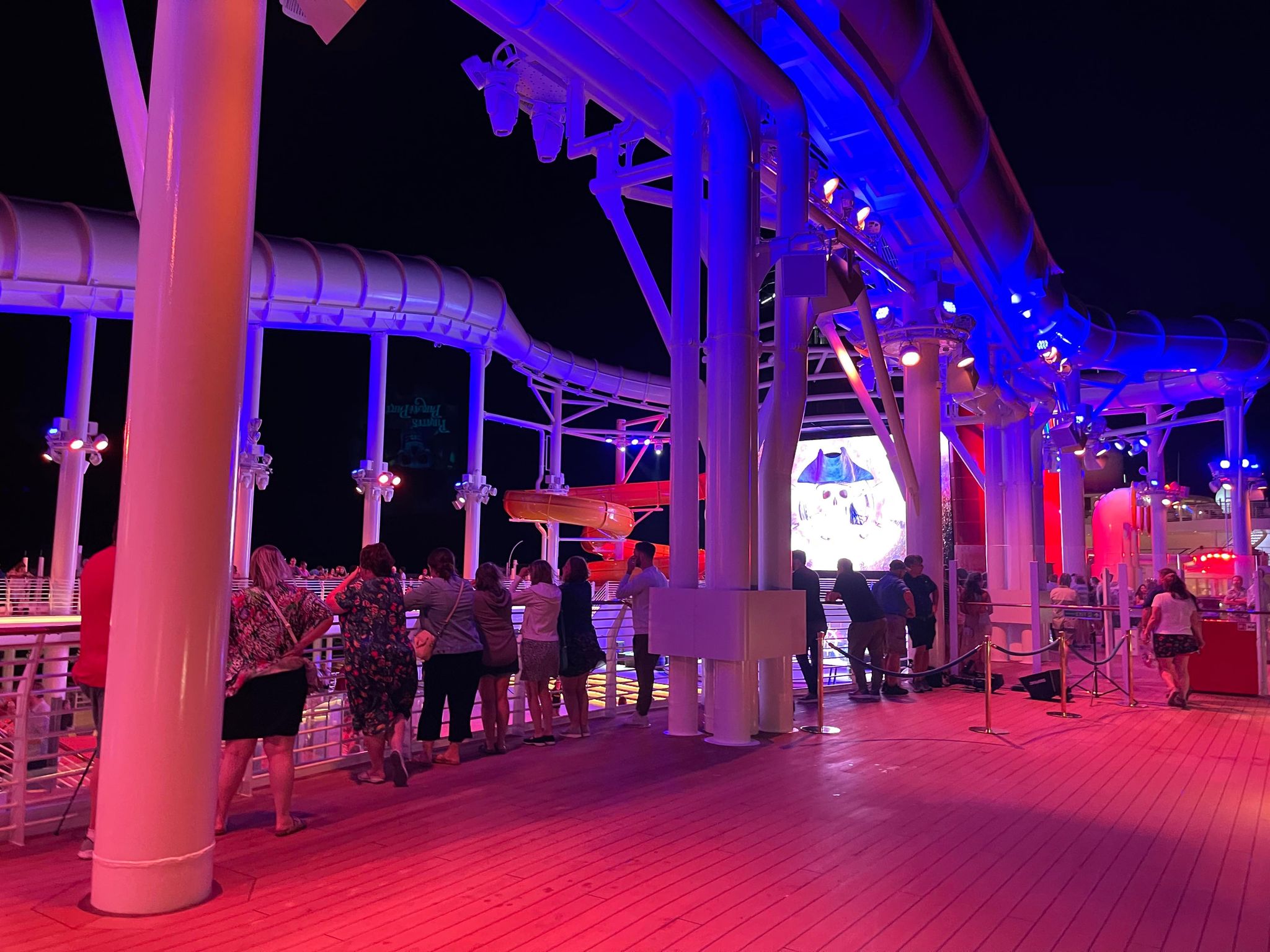 2022-disney cruise line-disney wish-cruise ship new-pirate night party