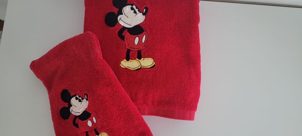 Mickey towels