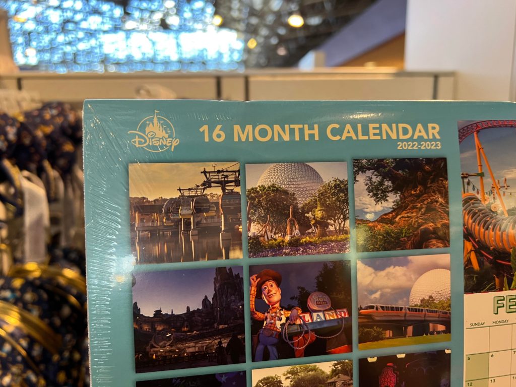Closeup Disney Calendar
