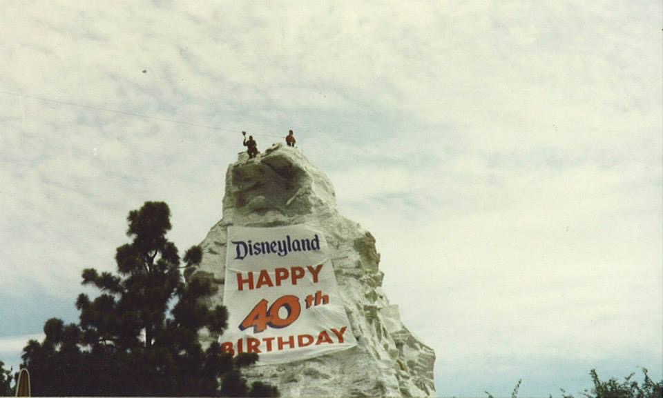 Matterhorn Disneyland birthday 1995