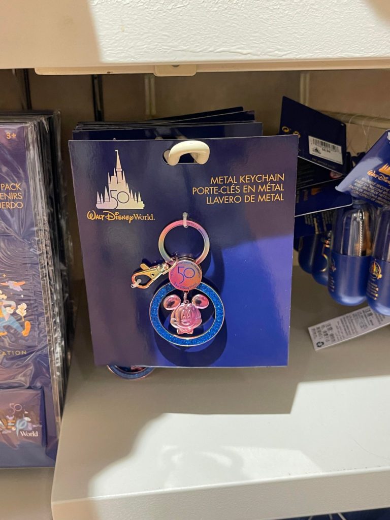 Celebrate 50 Years of Disney World Magic With this Adorable Keychain 