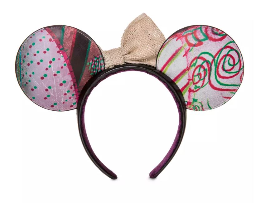 Disney Parks Nightmare Before Christmas SALLY Minnie Mouse Bow Ears Headband NWT 