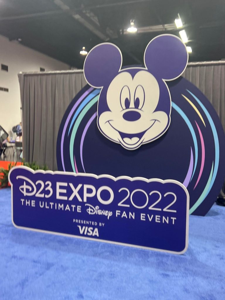 D23 expo 2022 sign