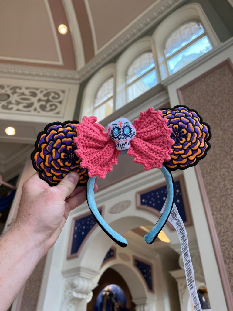 Disney Parks Coco Crochet Dia De Los Muertos Minnie Mouse Ears
