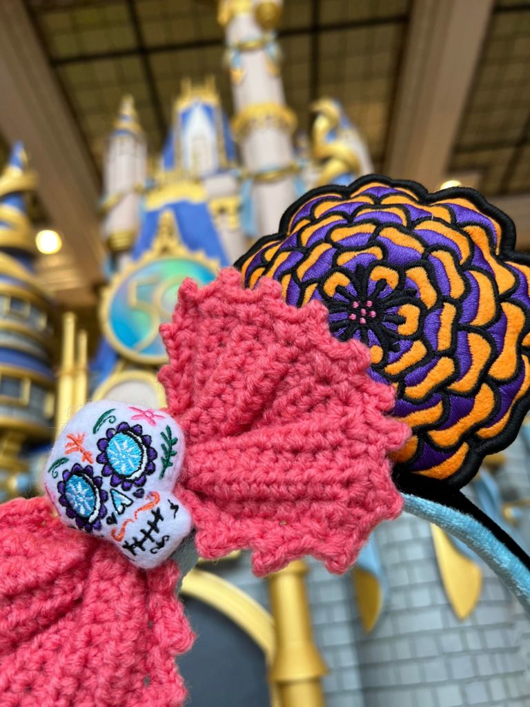 Disney Parks Coco Crochet Dia De Los Muertos Minnie Mouse Ears