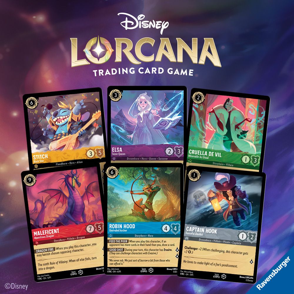 Disney Lorcana New Trading Card Game Announced!