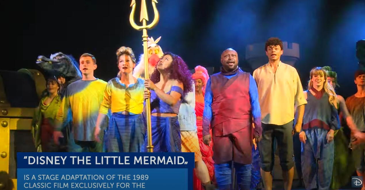 Disney The Little Mermaid' Costumes Are Recycled Treasures Onboard the Disney  Wish