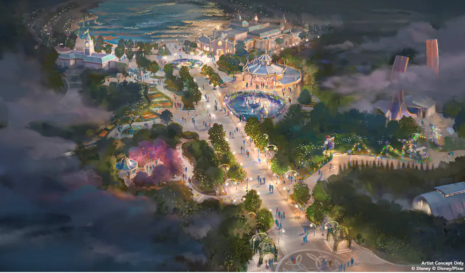 Disneyland Paris Frozen Land Concept Art