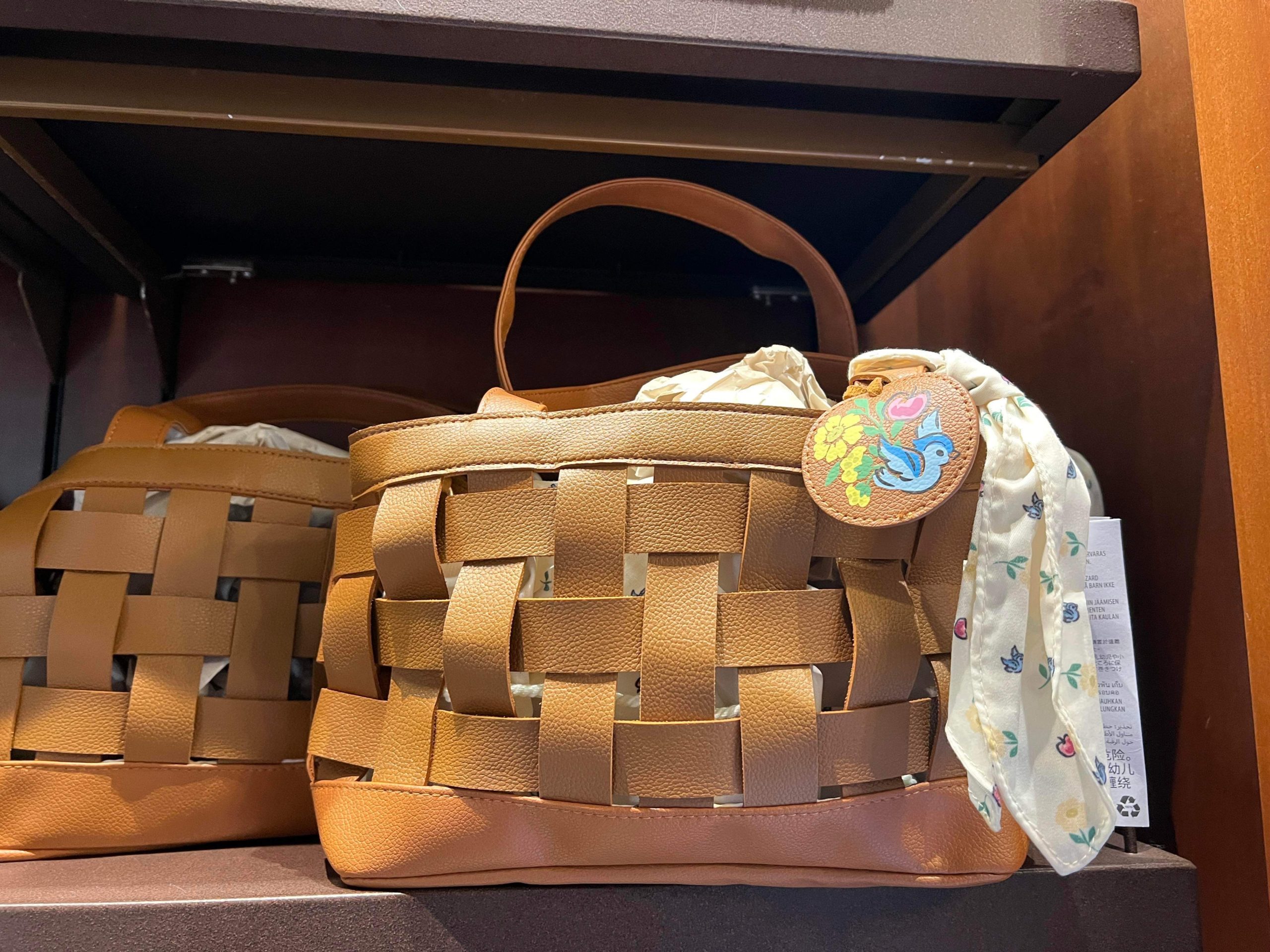 Maxbell Picnic Bag Storage Bag Handbag Picnic Basket for Shopping Camping  Work L Brown