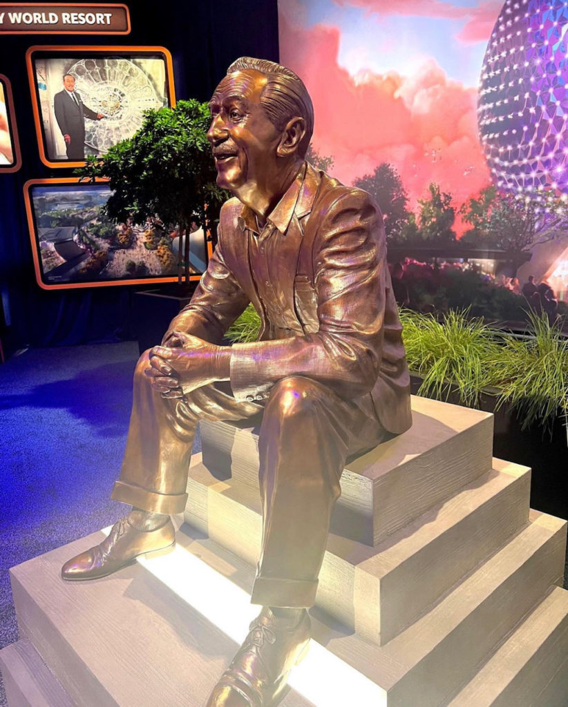 Walt the Dreamer statue