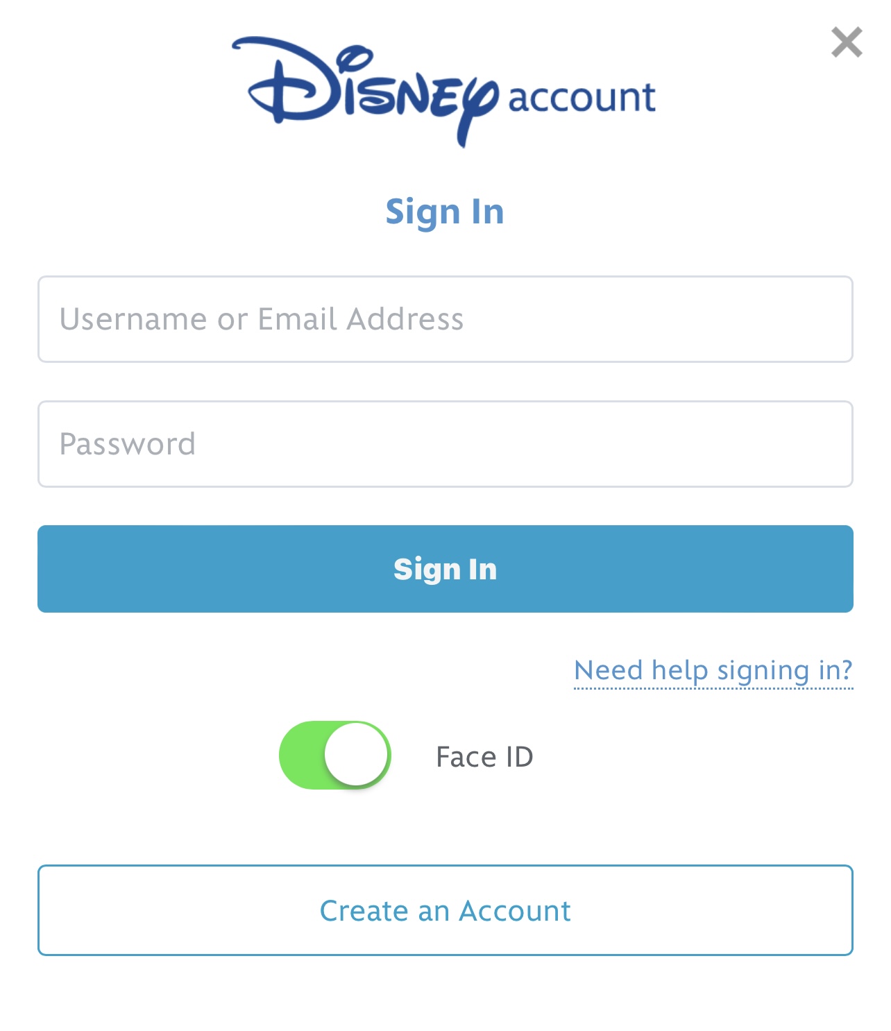 Disney World app down