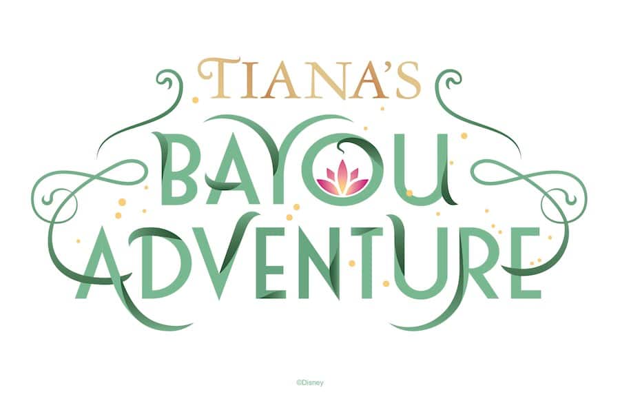 Το λογότυπο της Tiana's Bayou Adventure