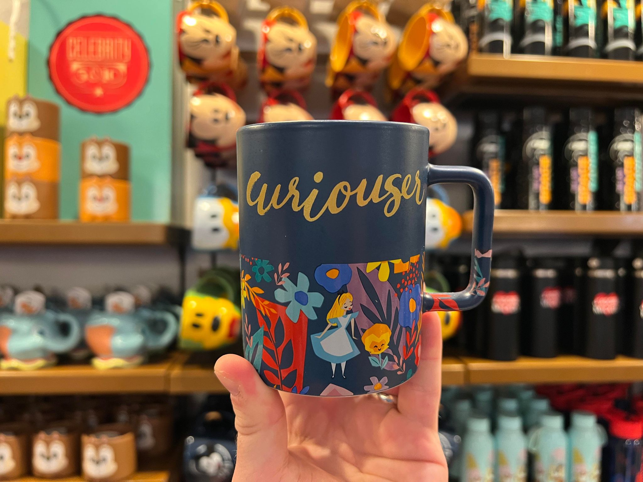 alice curious wonderland mug