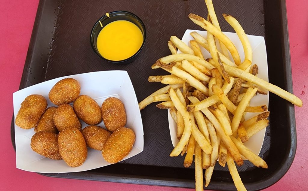 corn dog nuggets with cheese
