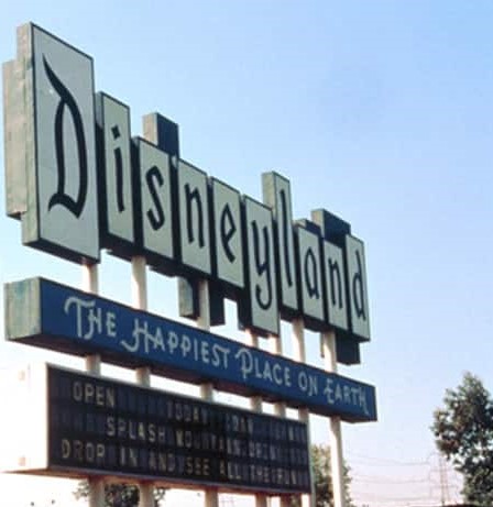 Disneyland original sign