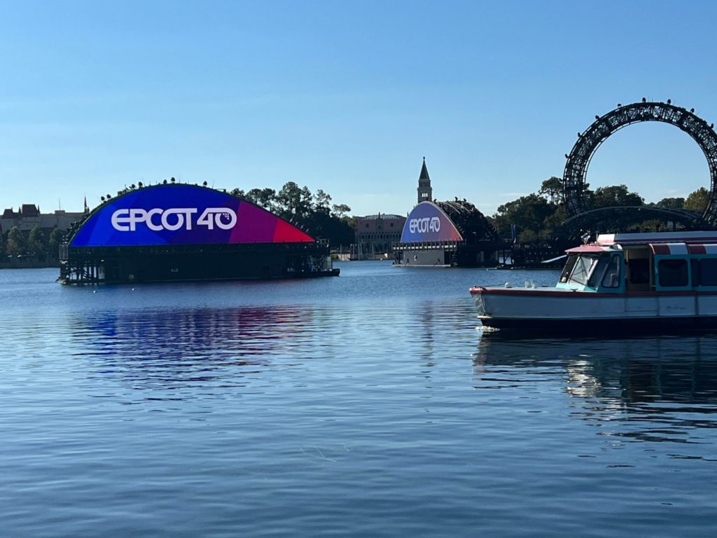 epcot 40th barges