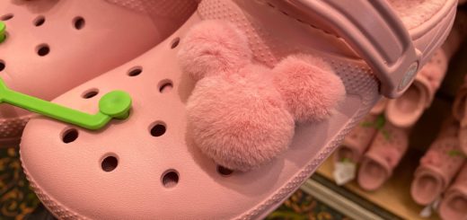pink mickey crocs