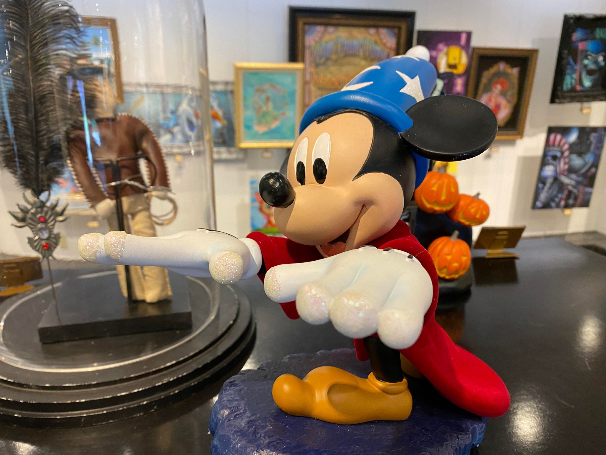 Detail of Sorcerer Mickey at Art of Disney