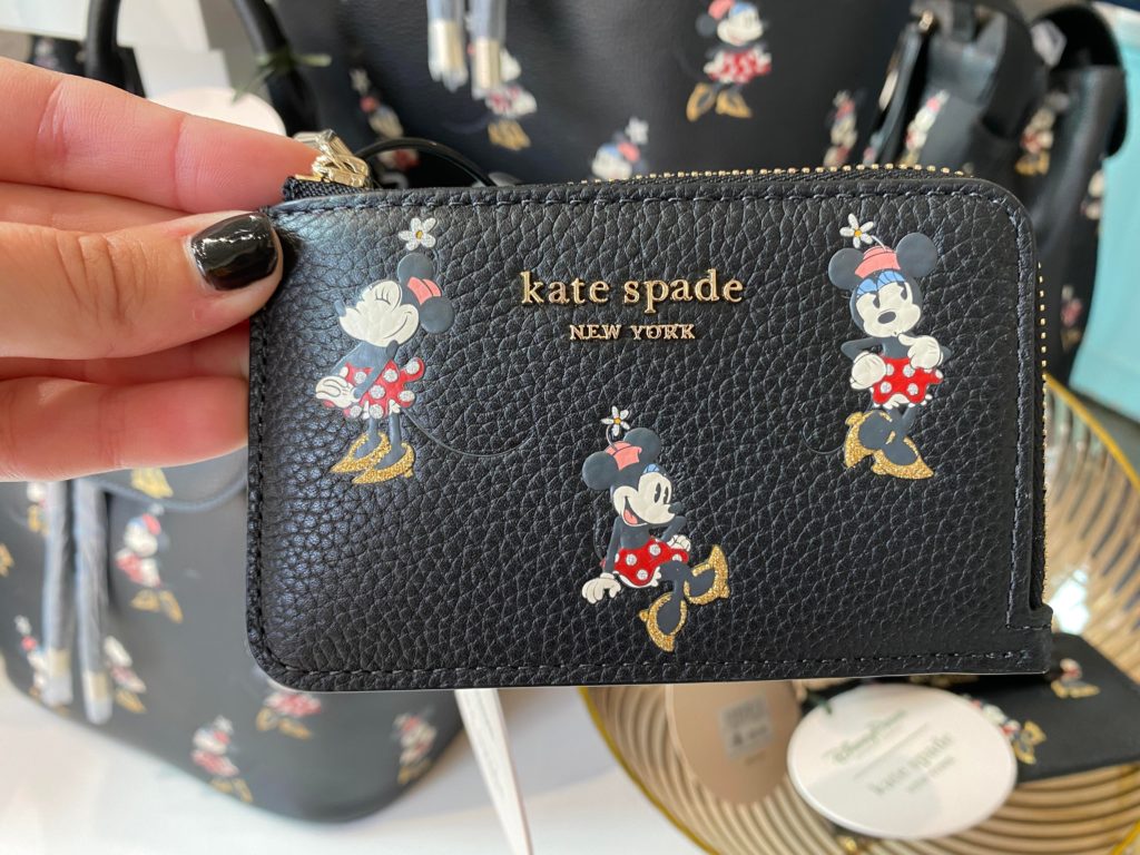 Kate Spade New York x Disney Minnie Mouse Zip Around Wallet New!