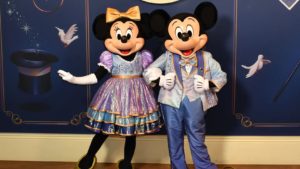 Mickey and Minnie in 50th Anniversary Outfits