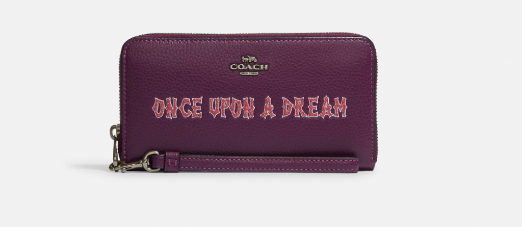 Coach X Disney Villains Wristlet Wallet Once Upon a Dream” New Sleeping  Beauty