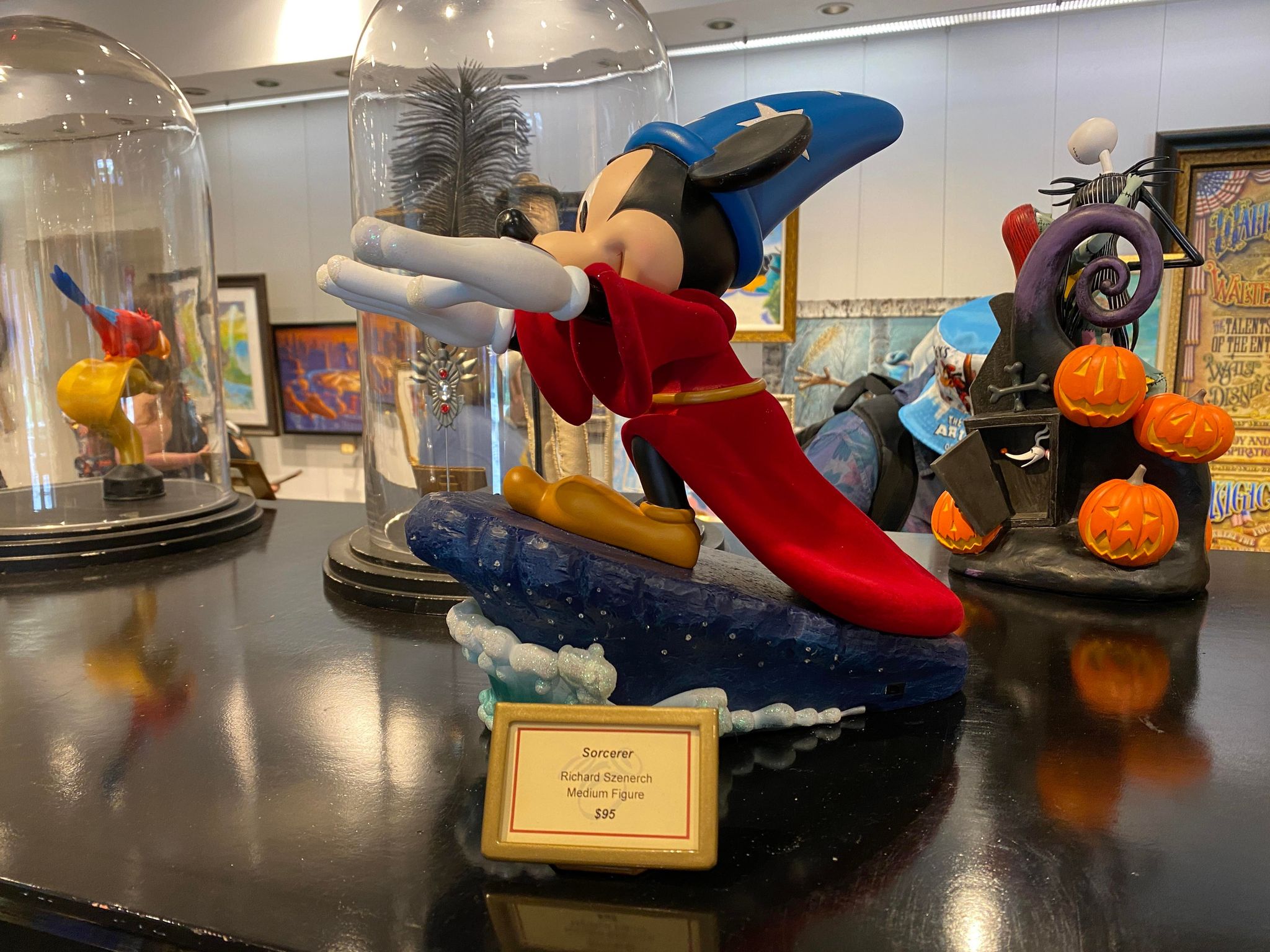 Profile of Sorcerer Mickey Statue at Art of Disney