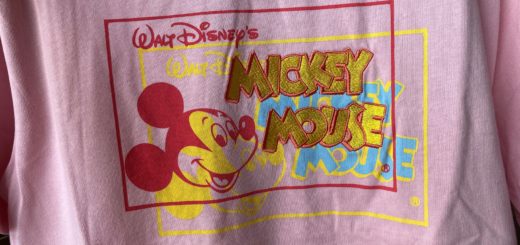 Vintage Mickey Mouse Pink Shirt