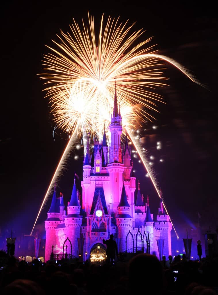 Disney Castle Fireworks Magical
