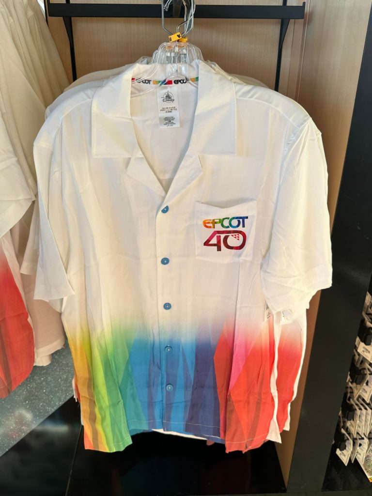 White Buttondown Epcot 40th Anniversary Shirts and Jackets (2)