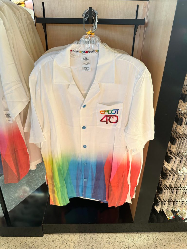 White Buttondown Epcot 40th Anniversary Shirts and Jackets (2)