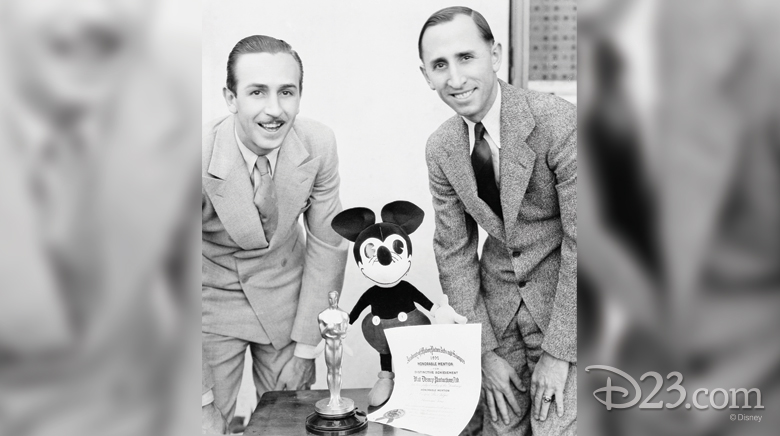 Walt Roy Mickey Academy Award