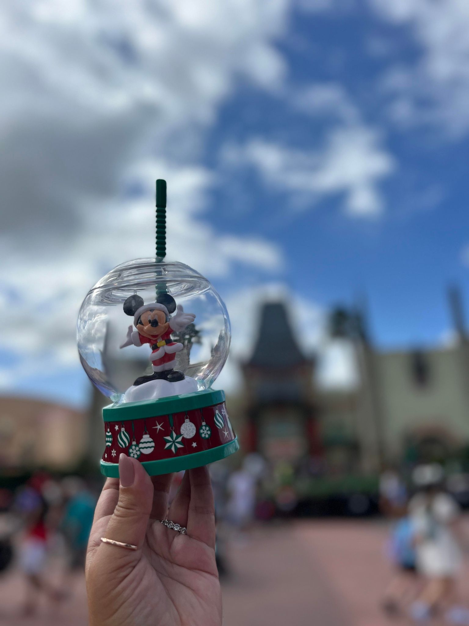 Mickey Mouse Snow Globe Sipper
