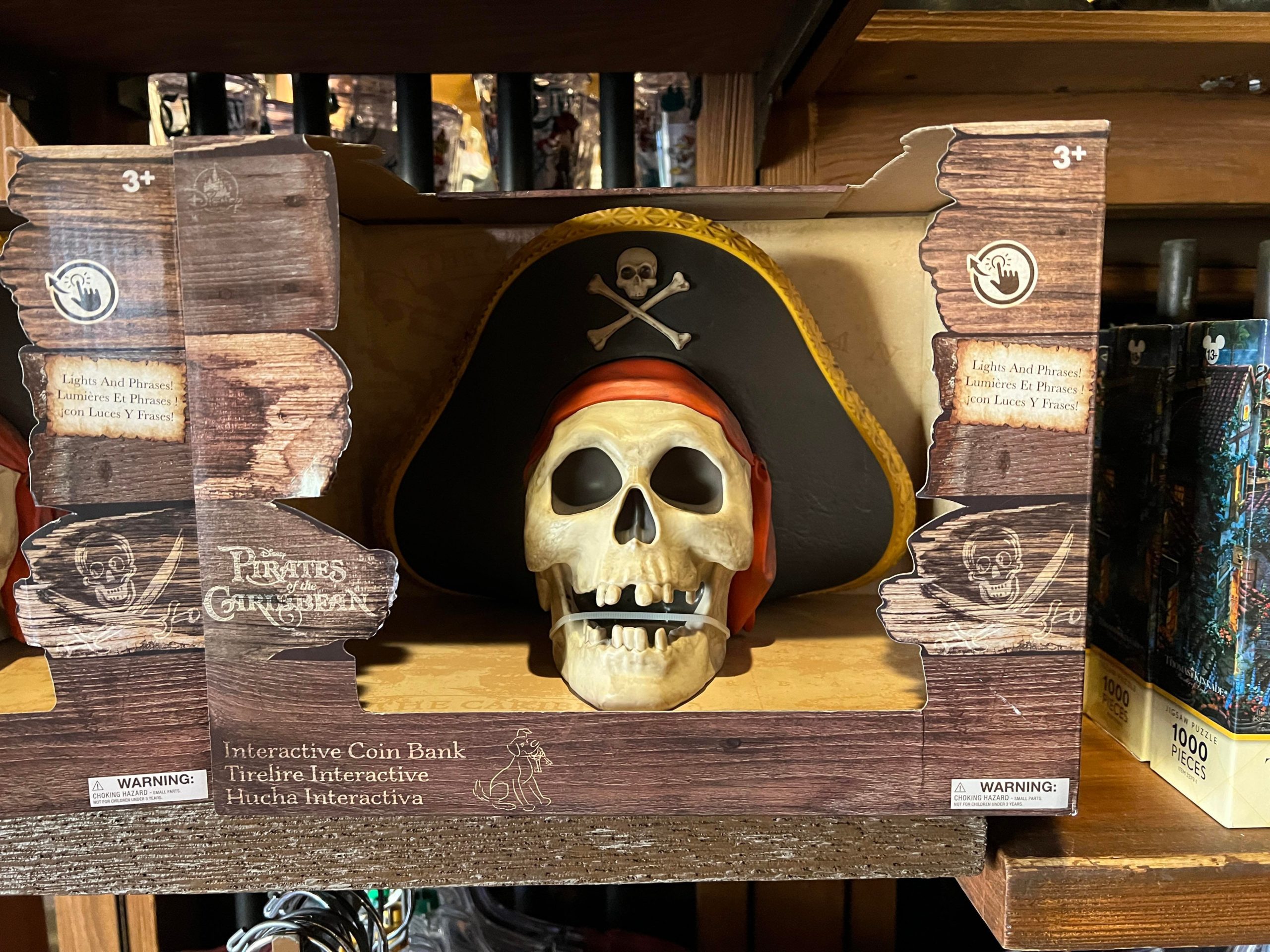 New Pirates of the Caribbean Skull Bank, Bottle Opener Magnet, Apparel, and  More Arrives at Disneyland - WDW News Today