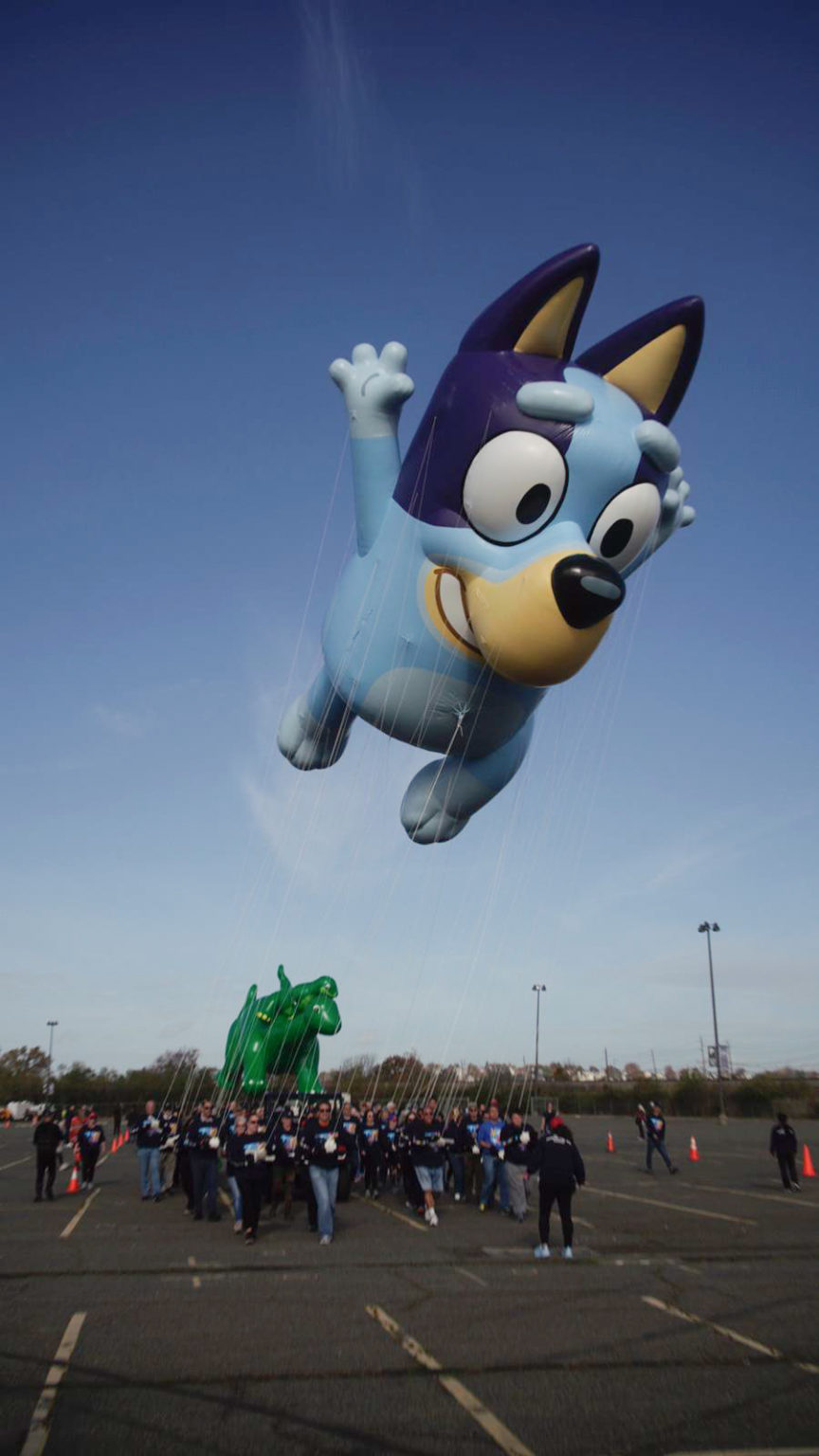 Sneak Peek at Bluey Balloon for Macy's Parade