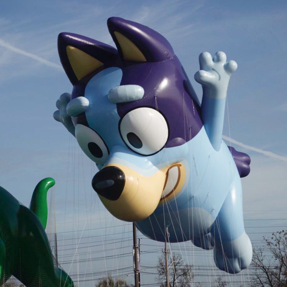 Sneak Peek at Bluey Balloon for Macy's Parade