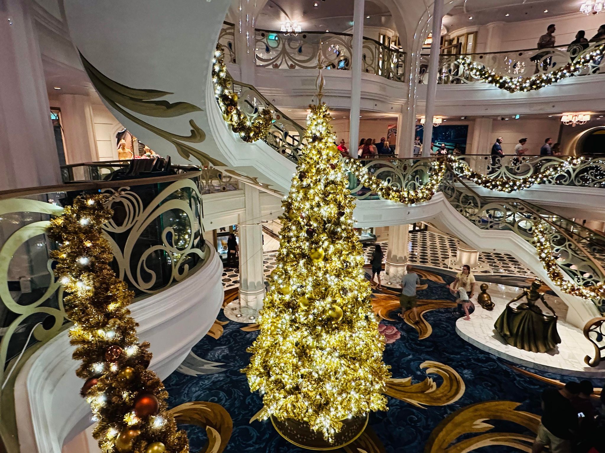 Christmas Decor is Up Aboard the Disney Wish and...WOW!