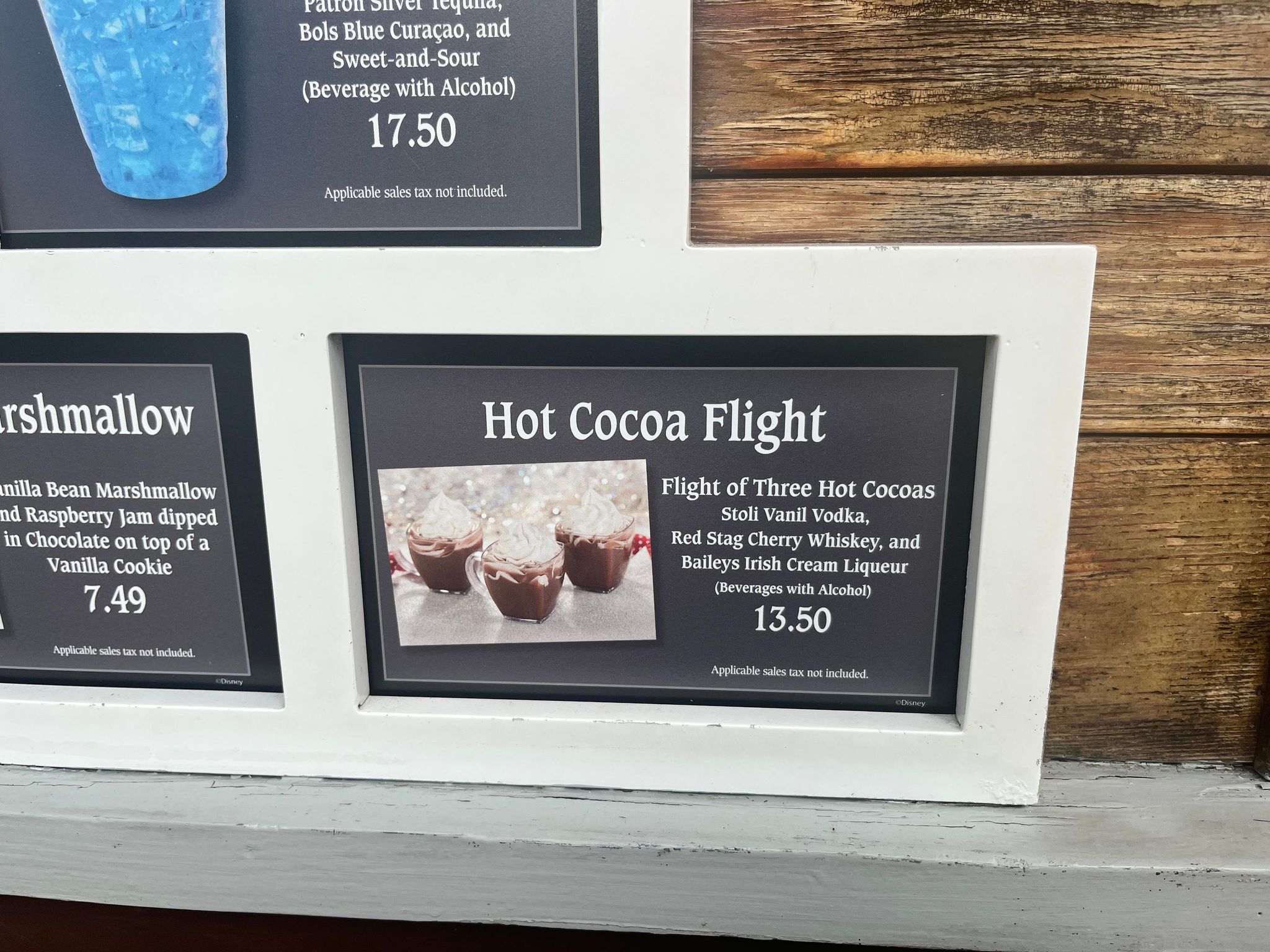 hot cocoa flight