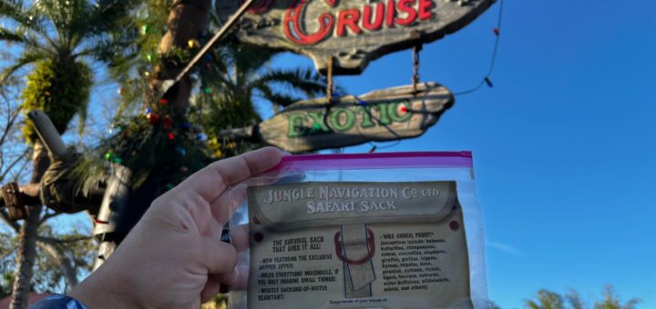 Complimentary 'Safari Sack' Ziploc Bags Now Available at Jungle Cruise in  Magic Kingdom - WDW News Today