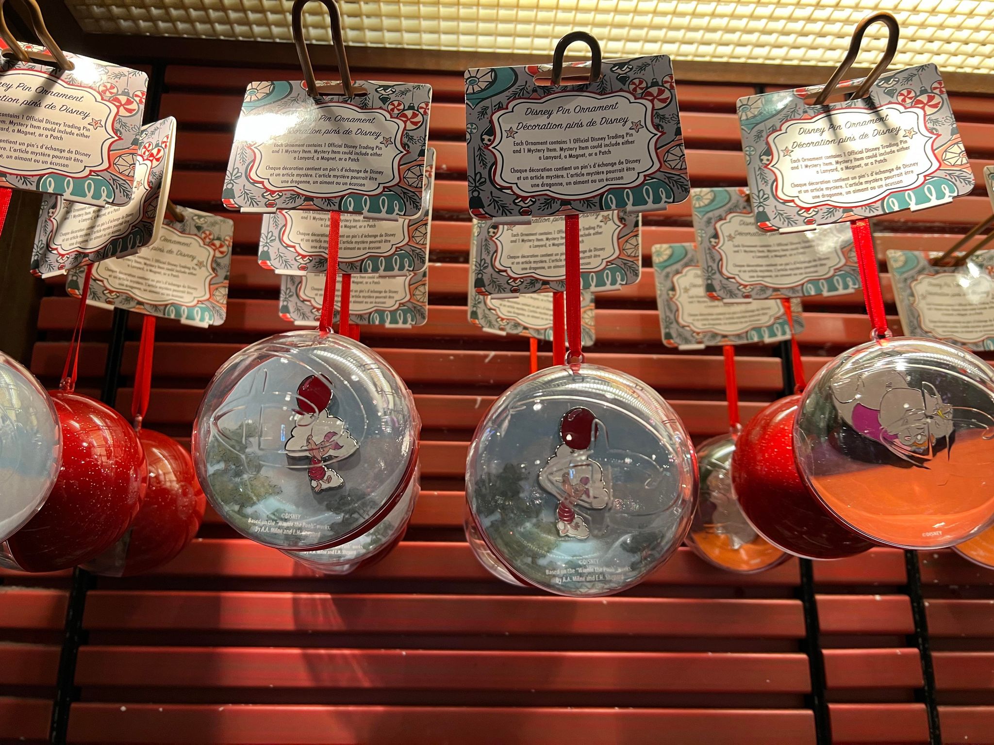mystery pin ornaments