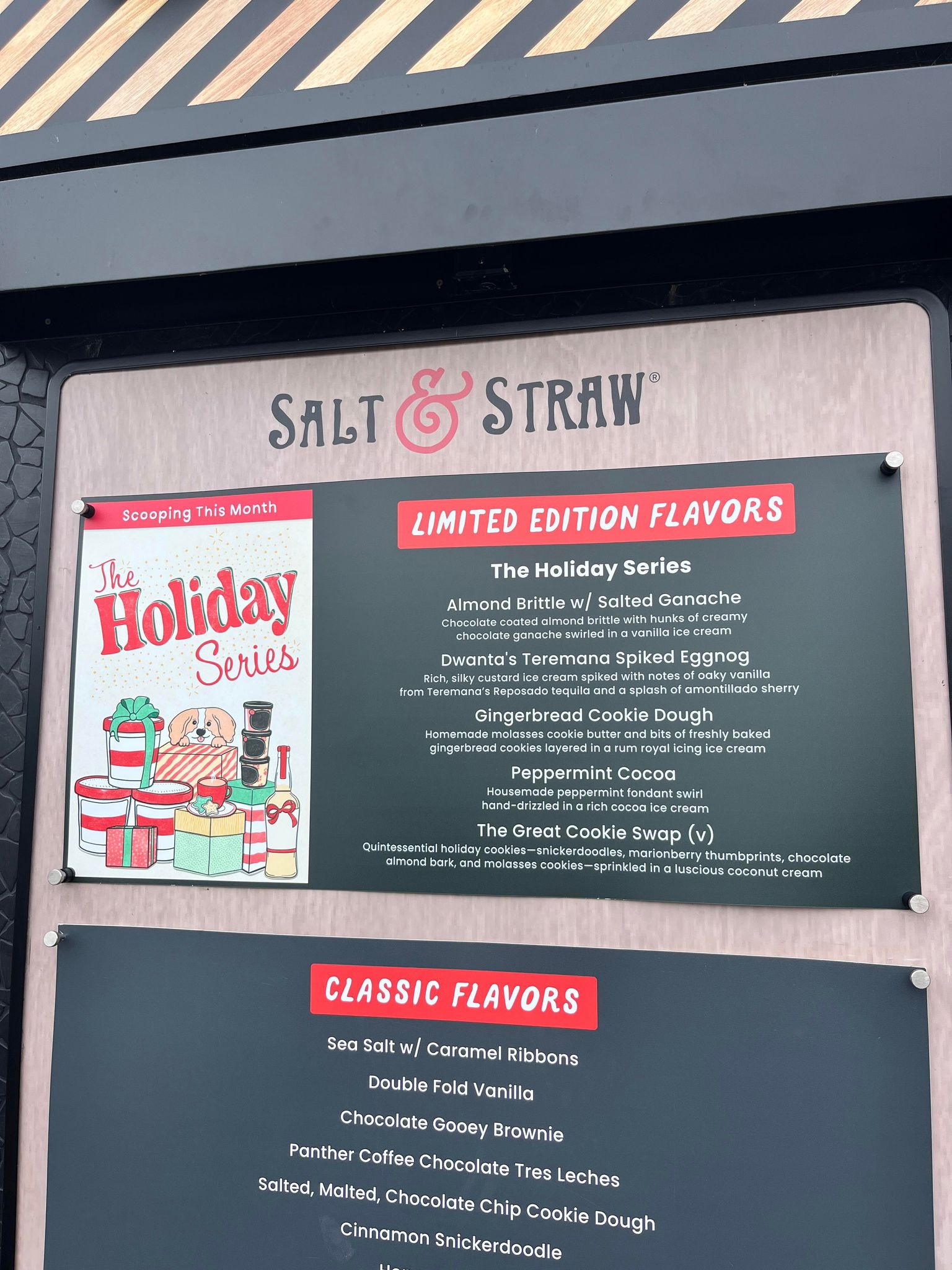 salt straw gingerbread holiday flavors