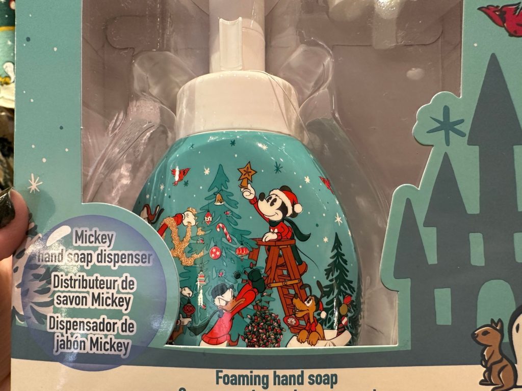 Disney Christmas soap dispenser