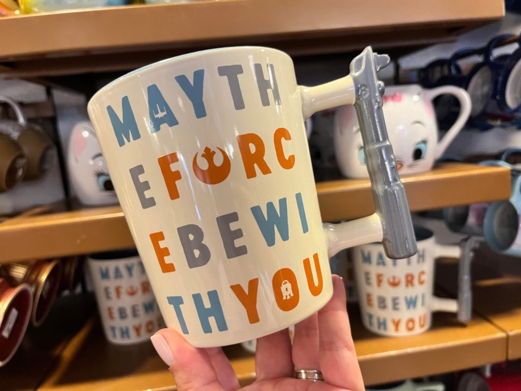 Star Wars force be with you mug
